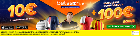 Nouveau bonus de bienvenue Betsson